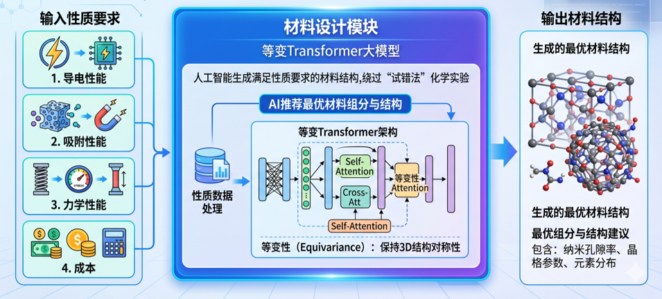 材料逆向设计模块